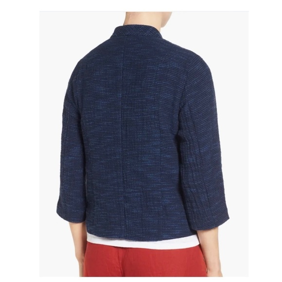 Eileen Fisher | Rys Japanese Woven Cotton Jacket | 2 / 4 P - Picture 4 of 14